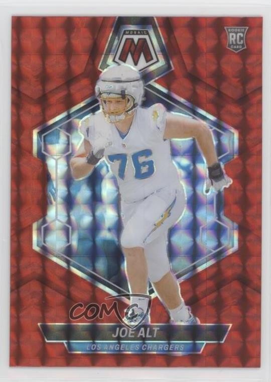 2024 Panini Mosaic Rookies Red Mosaic Prizm Joe Alt #305 4g8