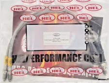 HEL PERFORMANCE FIESTA MK4 MK5 PUMA S/S FRONT BRAIDED BRAKE LINES HOSES PIPES
