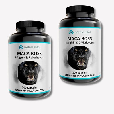 MACA(5:1) aus Peru 4000mg mit L-Arginin, B6, B12, Zink, Selen, Chrom 2x200 Kaps.