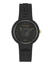 Versace Womens  Black 39mm Strap Fashion Watch