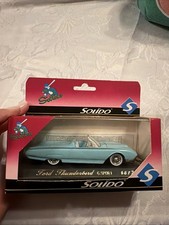 ✨New✨ Solido 4517 1:43 Blue Ford Thunderbird Convertible Car Made in France