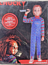 CHUCKY Halloween Costume, Childs Play Childrens Kids Size Large 12-14 NEW