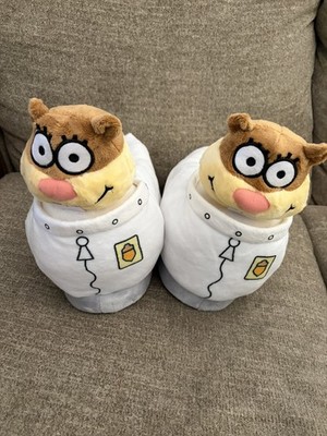 SpongeBob Sandy Cheeks Slippers NWT Size 9-10