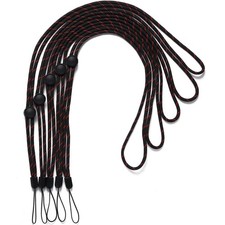 5Pack Adjustable Neck Lanyards Straps for Keys Pens Cell Phones ID Badges Holder