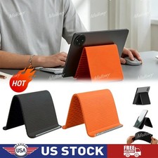 Portable Foldable Silicone Phone Holder, Flexible Silicone Aluminum Phone Stand-