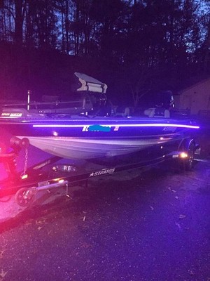 16 ft UV LED Strip Black Light Night Boat Fishing Ultraviolet IP68 Waterproof