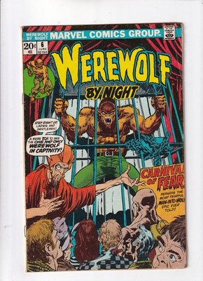 Werewolf by Night #6 Marvel Comics 1973 Mike Ploog  VG