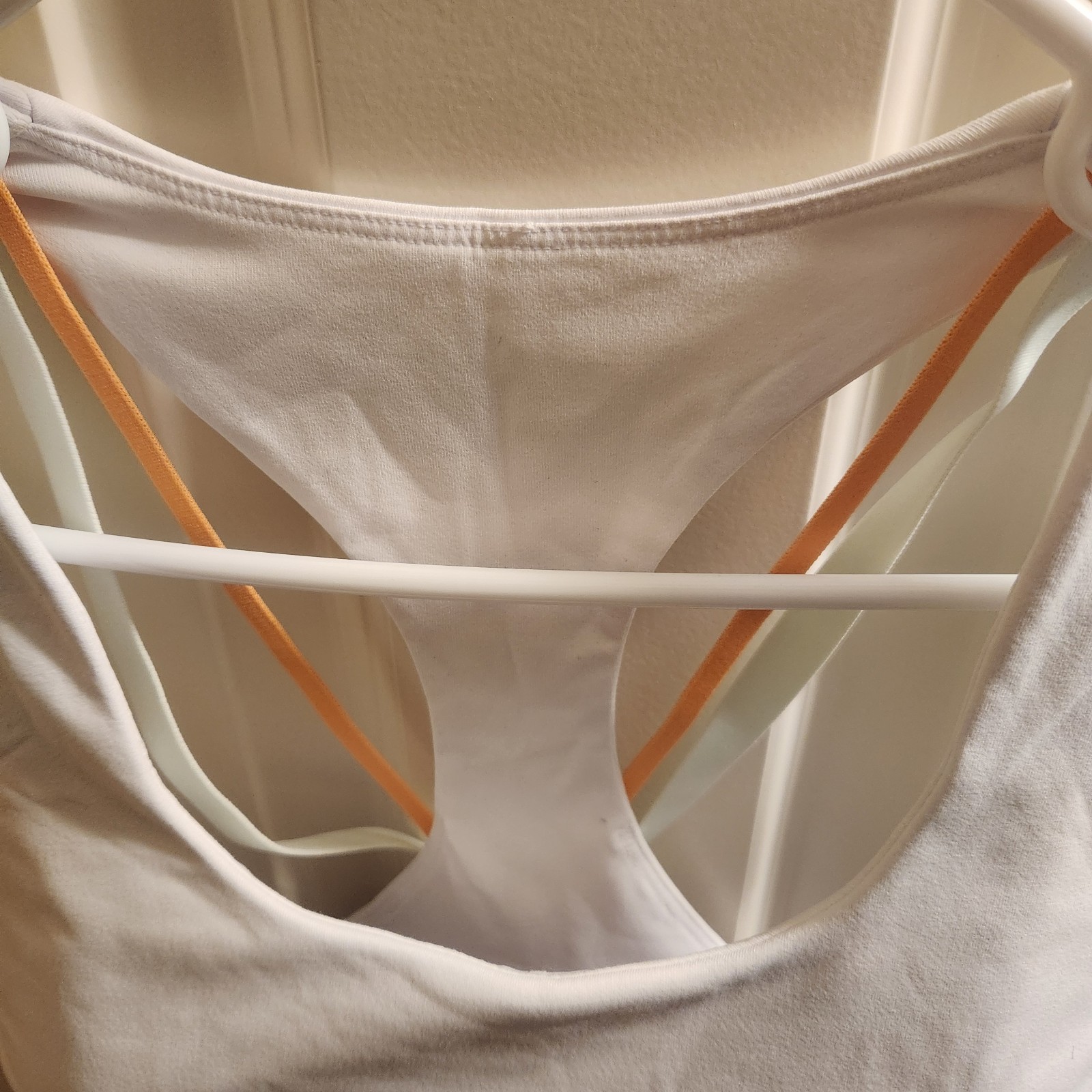 Fabletics Kessler Style Medium Impact White Strap… - image 2