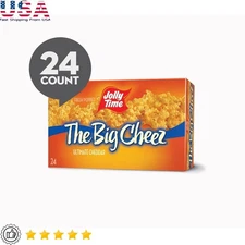 Cheddar Cheese Microwave Popcorn Snack Non-GMO Gluten-Free High Fiber 24 Bags US