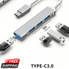USB C Hub 4 Ports USB C To USB Hub with 1 USB 3.0 USB 2.0 USB C Splitter Adapter