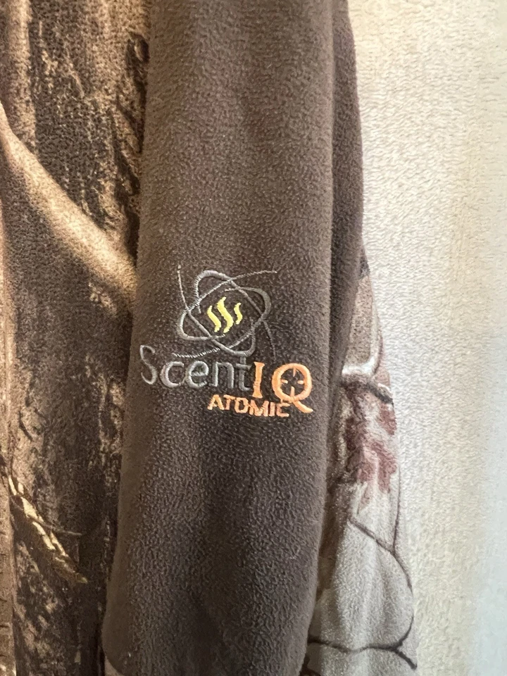 Rocky Scent IQ Atomic Pullover 1/4 Zip Realtree Camo Camouflage Shirt Mens Large - Image 2 of 4