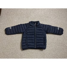 Polarn O. Pyret Kids Navy Blue Puffer Jacket Size 92 1.5-2 Years toddler