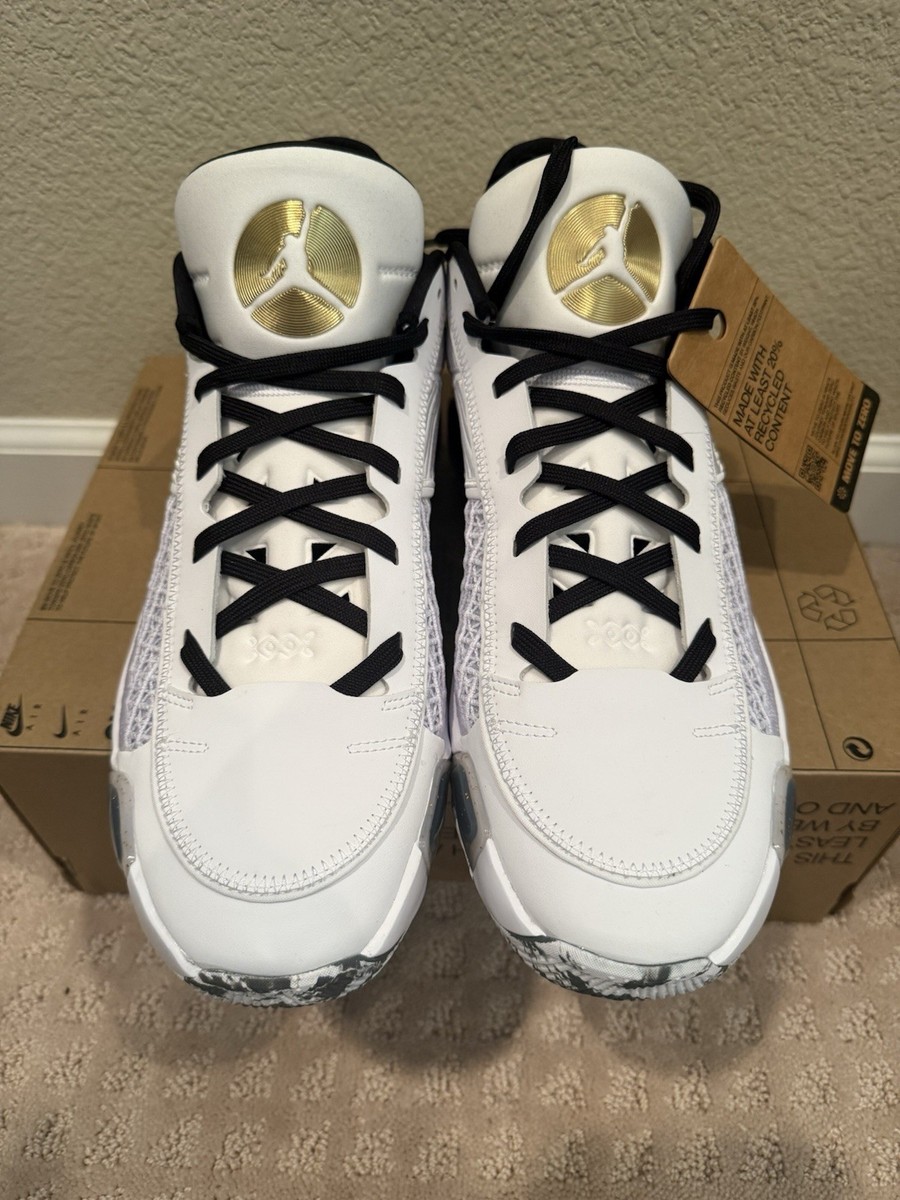 Men's Nike Air Jordan XXXVIII 38 Basketball Shoes White