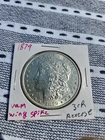 1879 3rd Reverse,  Spiked Wing Morgan Silver Dollar