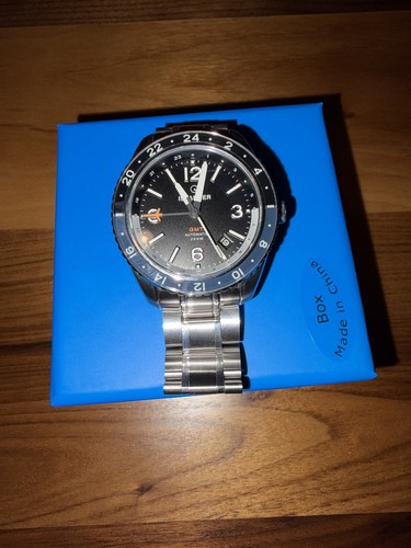 Islander Republic Traveler GMT Watch with Black Dial