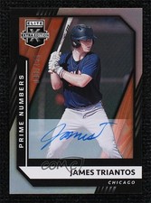 2021 Elite Extra Edition Prime Numbers A Signatures James Triantos Auto 0v2f