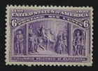 CKStamps: US Stamps Collection Scott#235a 6c Columbian Mint NH OG Gum Crease
