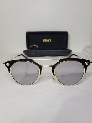 Versace Round Sunglasses 1806 56 15-143 Made In Italy CE
