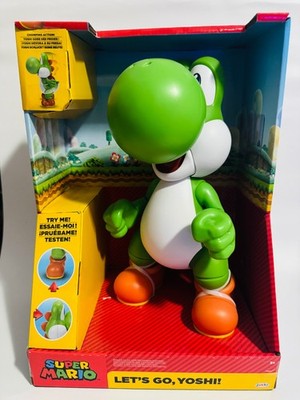 SUPER MARIO Let s Go, Yoshi! 12-Inch Interactive Action Figure NEW