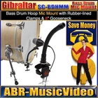 Gibraltar SC-BDHMM Bass Drum Hoop Mic Mount/ 1 Year Manufacture Warranty