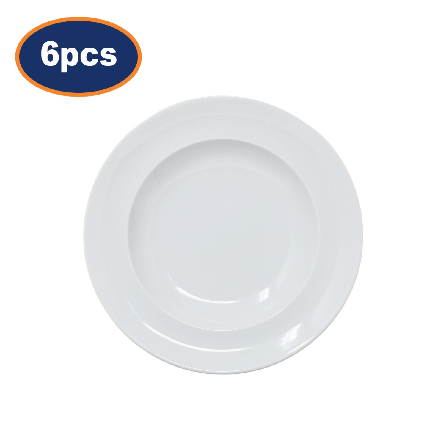 Soup Plate Deep Porcelain 22.5cm Arcoroc Vintage Microwave & Dishwasher Safe
