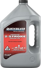 Quicksilver Premium 2-Stroke Engine Oil 1 Gallon for Outboards,PWCs, Motorcycles