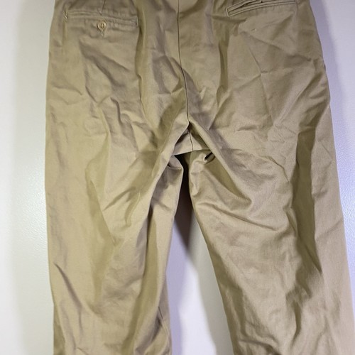 Bills Khakis Hose Herren 35x28 hellbraun beige khaki hergestellt in den USA Baumwolle Chinohose Bündchen - Bild 10 von 16