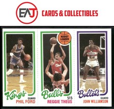 Phil Ford / Reggie Theus / John Williamson TL 1980-81 Topps #43 / 127 / 252