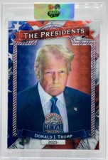 2026 Leaf Metal President's Day Donald Trump True 1/1 RWB Flood Prismatic 47th  