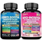 Cortisol & Myo-Inositol Supplement 13-in-1 Soothe & Smooth Bundle 150 Capsules