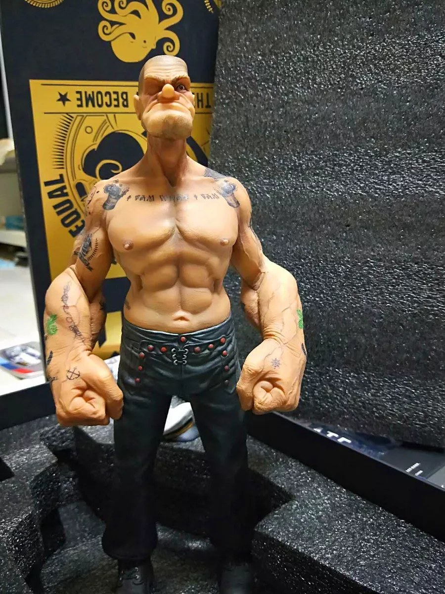 1/6 Hot Sale Popeye The Sailor Man Resin Statue Figure Model Toy TATTOO BODY