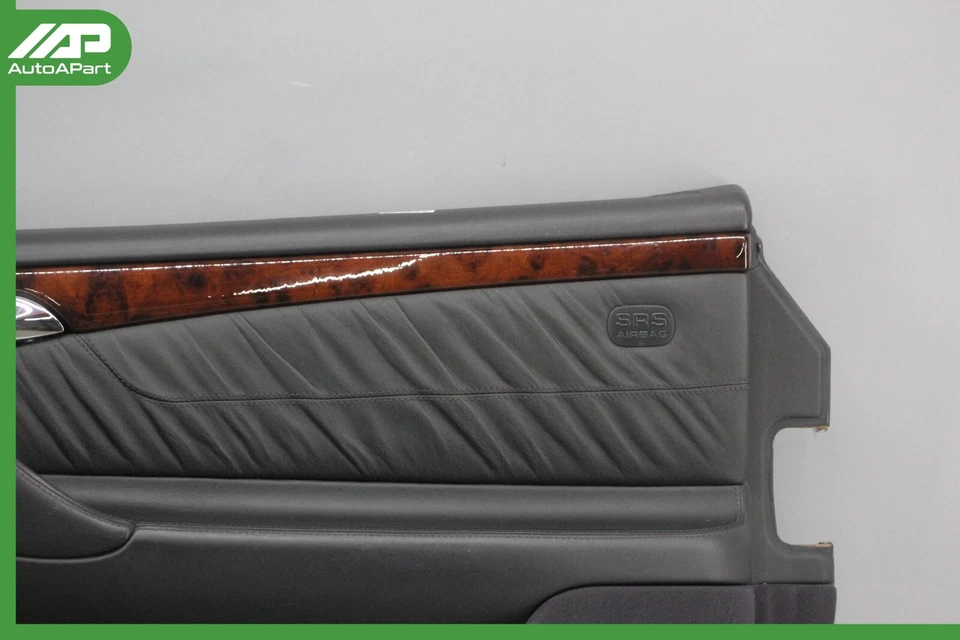 ✅ 00-06 Mercedes W215 CL500 CL55 AMG Cubierta de panel de puerta interior delantera derecha OEM Foto 3 de 4