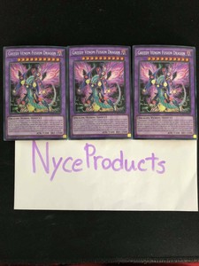 Yugioh 3x Greedy Venom Fusion Dragon Fuen En010 Secret Rare 1st Edition Ebay