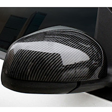 Spiegelkappen Cover smart 453 zum aufkleben carbonlook