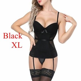 Women Shaper   Sexy Garter  Bustier Tops Lace Bustier Corset  Lingerie Sets