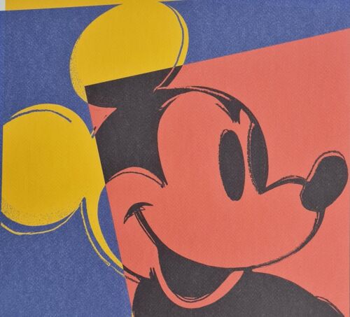 ANDY WARHOL * Mickey Mouse * signed lithograph * Kunstdruck * limited # xx/125 - Bild 3 von 9