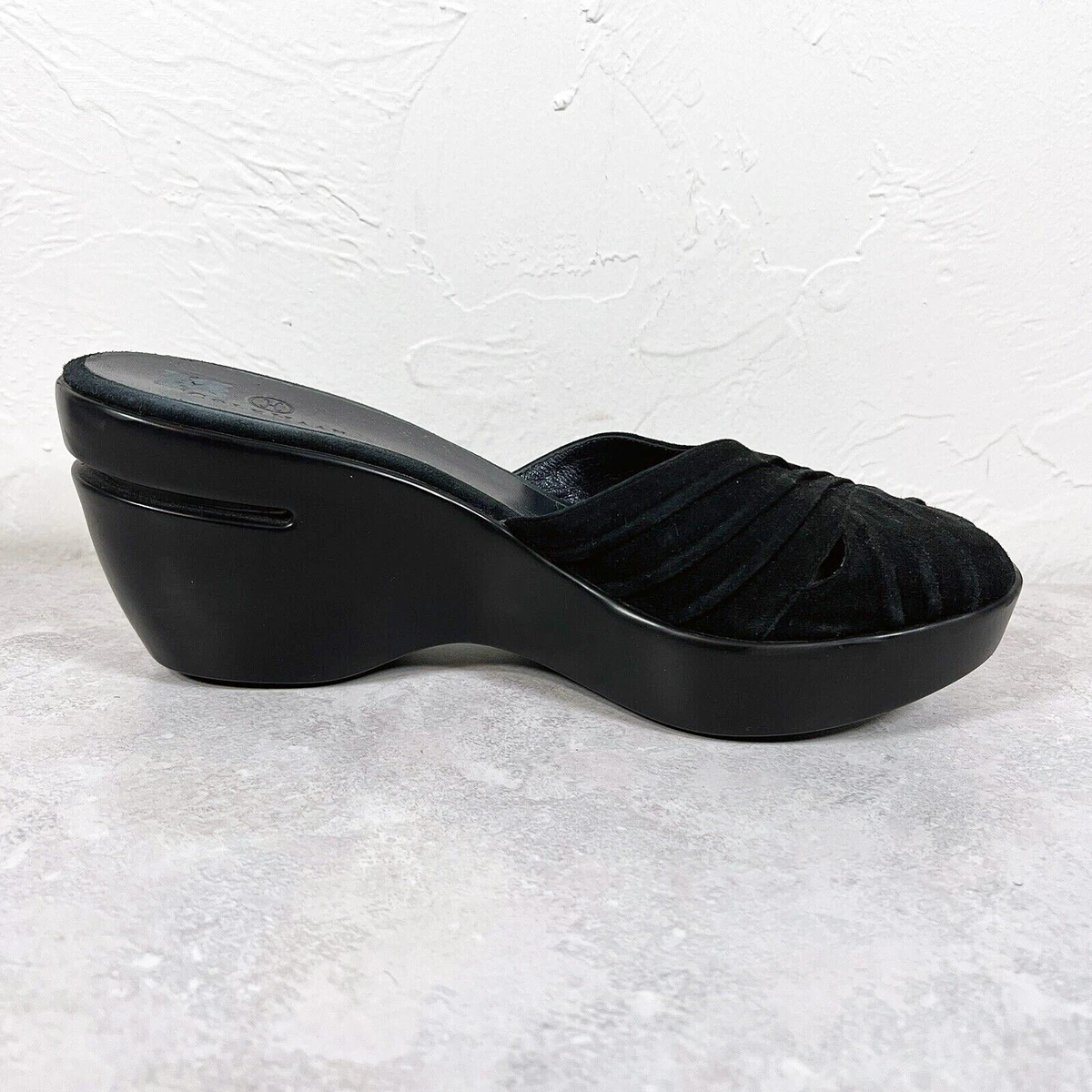 Cole haan suede wedge sales