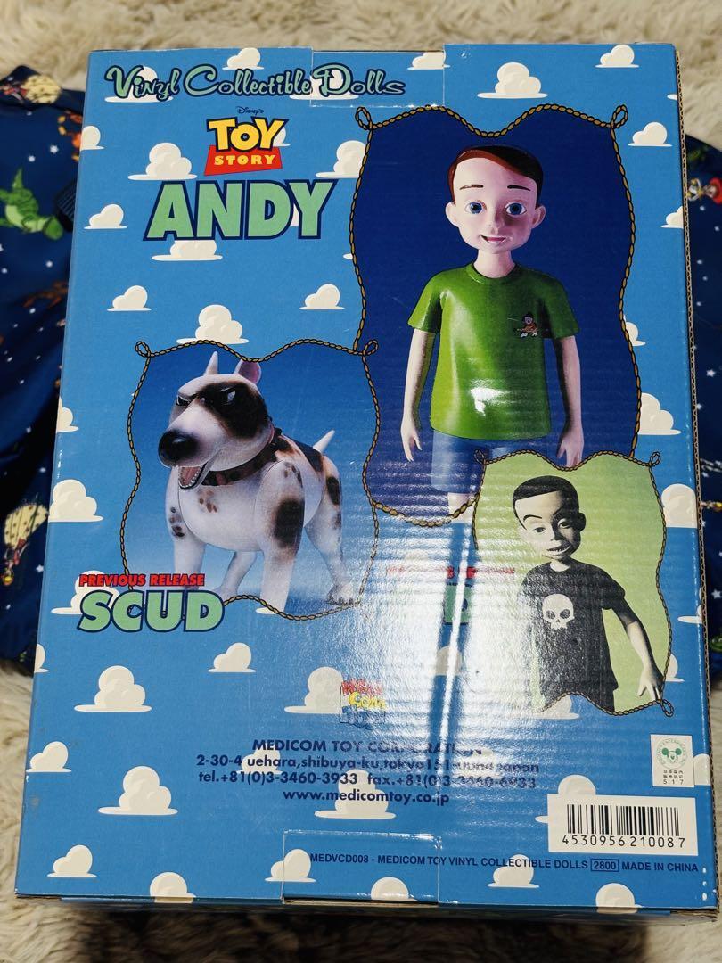 Pixar Medicom Toy Andy Toy Story Vinyl Collectible Dolls 475777