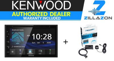 Kenwood DDX5707S 2-Din DVD Media Car Receiver + SXV300V1 SiriusXM In-Dash Tuner
