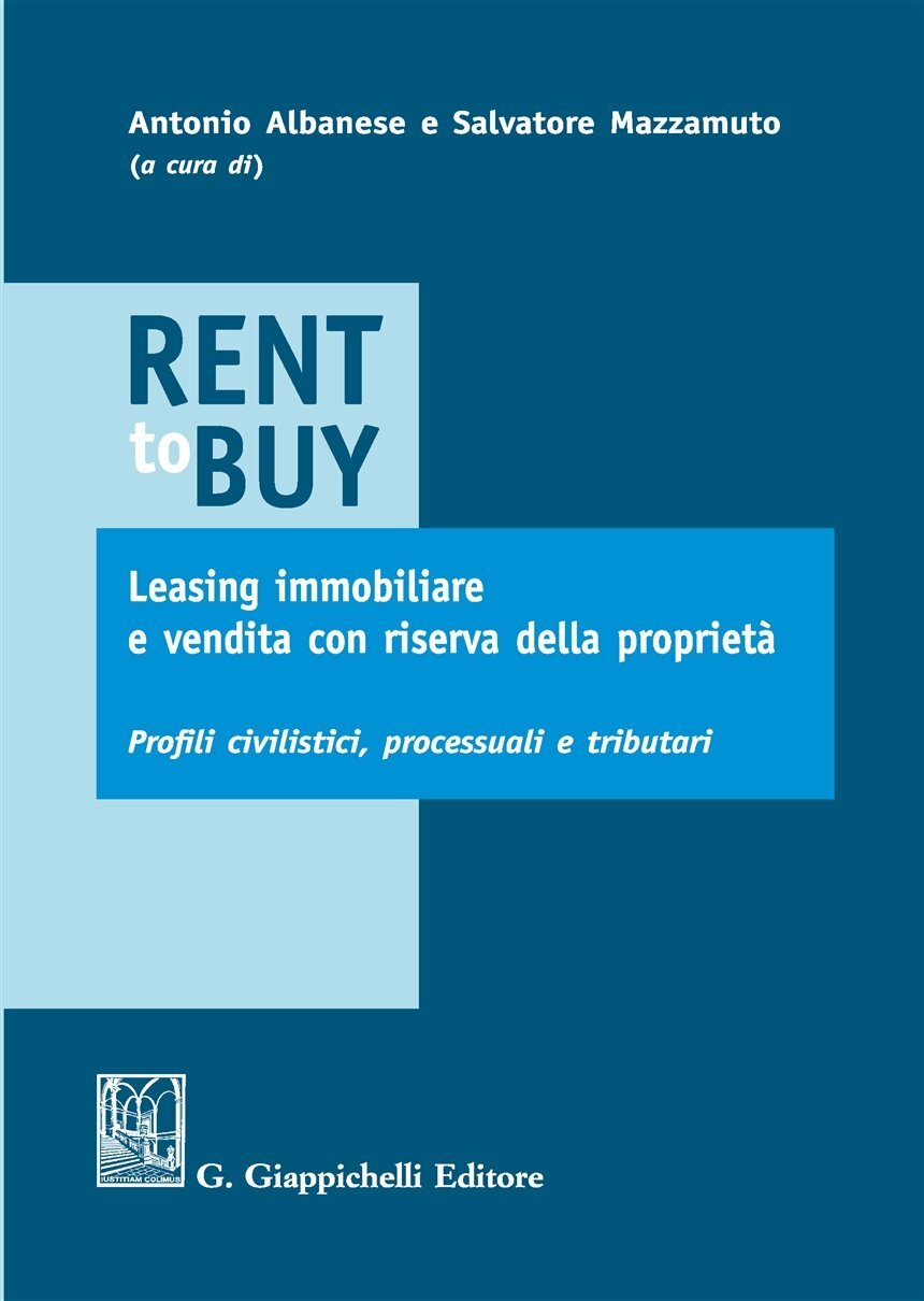 9788892106048 Rent to buy, leasing immobiliare e vendita con ris...i e tributari
