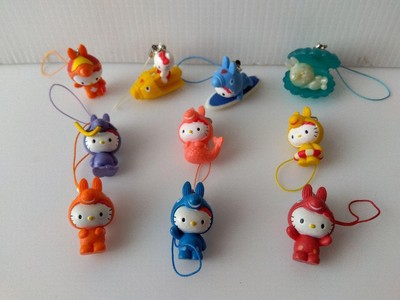 Sanrio Goods Lot Set 10 Hello Kitty Maskottchen Armband Rody Sommer Version Blau