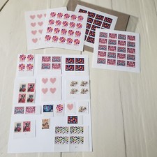 Various Stamps Of Valentines,  Hearts  Love & Celebrate Theme Postages