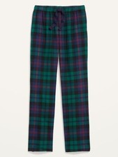 Old Navy NWT Size XXL/Tall Woman's CoZy Flannel Pajama Pants in Blackwatch Plaid