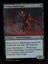 Vicious Battlerager 155/361 Common Foil Baldur's Gate Magic The Gathering NM
