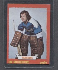 1973 (1973/74) Topps #59 Jim Rutherford (Penguins)  Ex  (Flat Rate Ship)