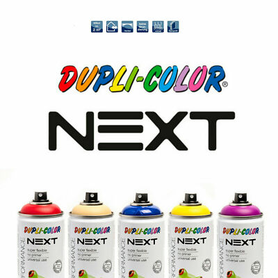 DUPLI COLOR NEXT SPRAY LACK SPRAYDOSE SPRÜHLACK GLÄNZEND SEIDENMATT 400ML