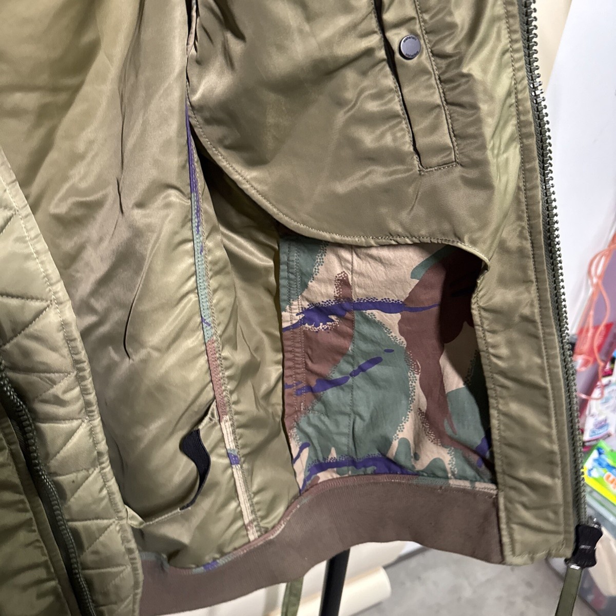 Maharishi Men's Flight Jacket - Maha Olive | Coggles Size S | eBay