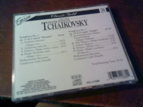 TCHAIKOVSKY SYMPHONY #2 OP.17 C MINOR RUSSIAN / #3 OP.29 D MAJOR POLISH CD - Picture 2 of 3