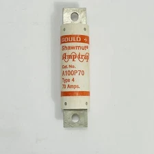 Qty 1 Fuse Gould Shawmut A100P70-4 Type 4 70A Fuse 1000V Amp-Trap ~NEW~