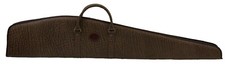 Genuine Cape Buffalo Hide Rifle Case - Brown - 46", 48" or 50" MADE IN USA - NEW